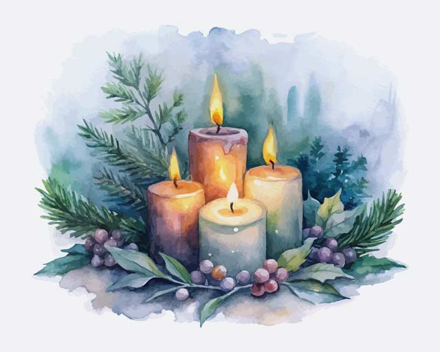 Christmas Candlelight Service at Fairview Baptist Church